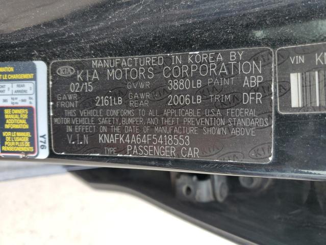 Photo 12 VIN: KNAFK4A64F5418553 - KIA FORTE 