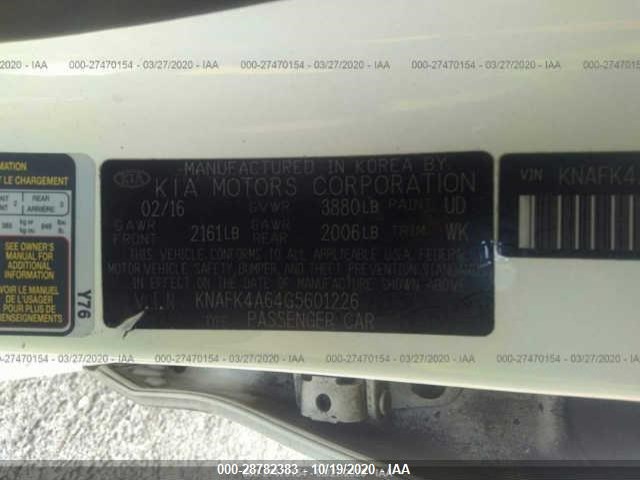 Photo 8 VIN: KNAFK4A64G5601226 - KIA FORTE 