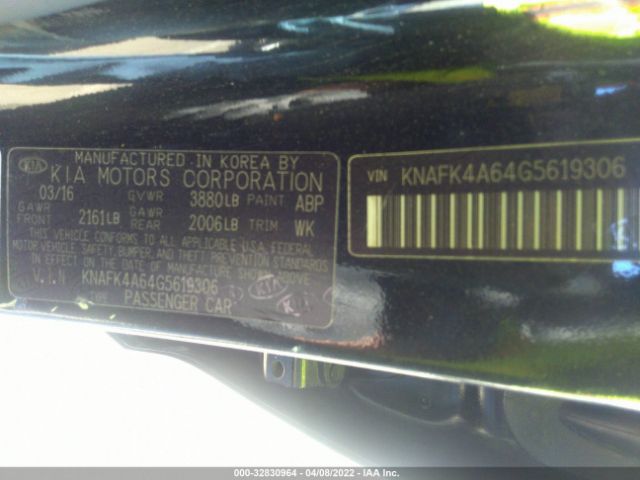 Photo 8 VIN: KNAFK4A64G5619306 - KIA FORTE 