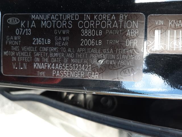 Photo 9 VIN: KNAFK4A65E5121421 - KIA FORTE LX 