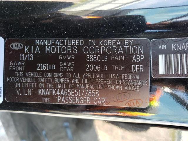 Photo 9 VIN: KNAFK4A65E5177858 - KIA FORTE LX 