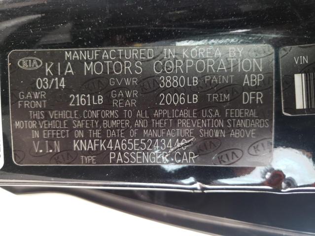 Photo 9 VIN: KNAFK4A65E5243440 - KIA FORTE LX 