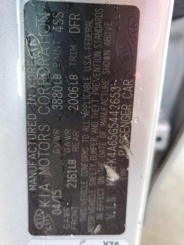 Photo 11 VIN: KNAFK4A65G5442653 - KIA FORTE LX 