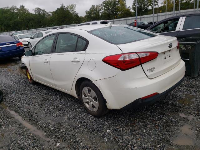 Photo 2 VIN: KNAFK4A65G5459615 - KIA FORTE LX 