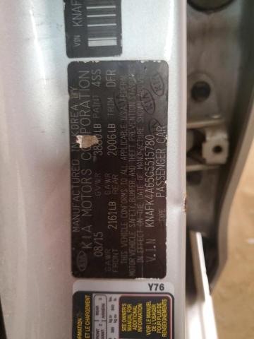 Photo 12 VIN: KNAFK4A65G5515780 - KIA FORTE 