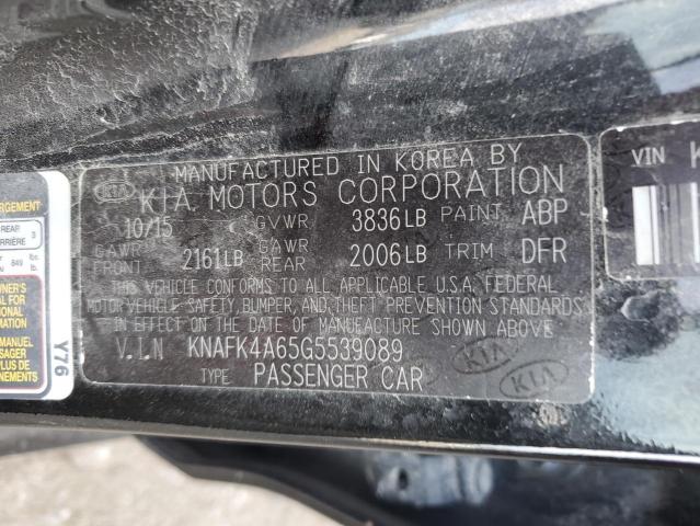 Photo 11 VIN: KNAFK4A65G5539089 - KIA FORTE 