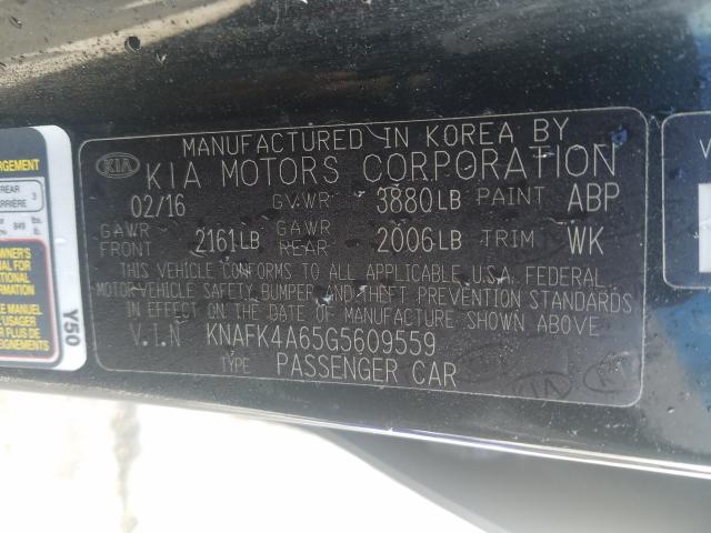 Photo 9 VIN: KNAFK4A65G5609559 - KIA FORTE 