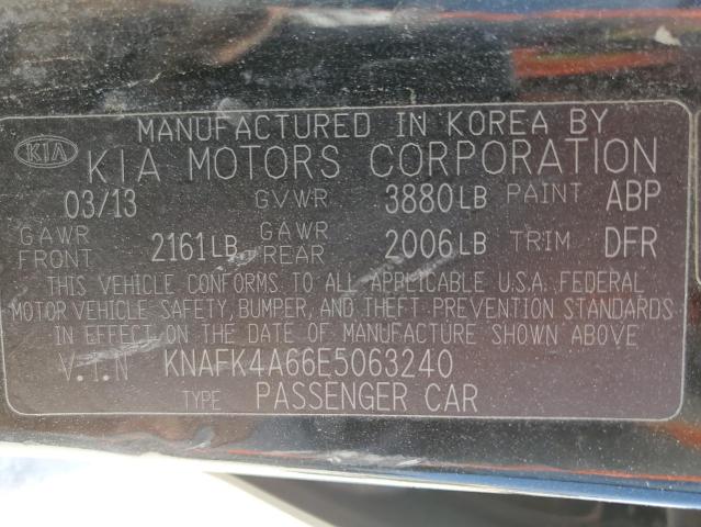 Photo 11 VIN: KNAFK4A66E5063240 - KIA FORTE 