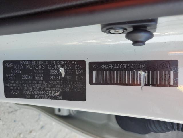 Photo 12 VIN: KNAFK4A66F5411104 - KIA FORTE LX 