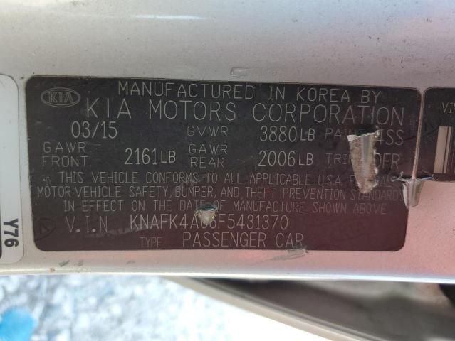 Photo 11 VIN: KNAFK4A66F5431370 - KIA FORTE LX 