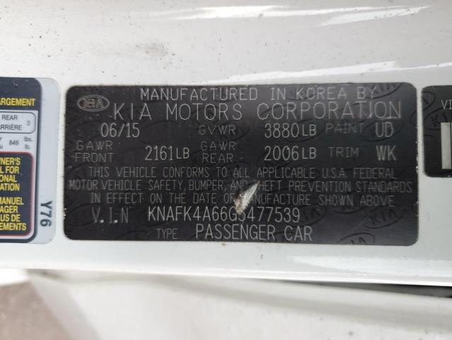 Photo 11 VIN: KNAFK4A66G5477539 - KIA FORTE 