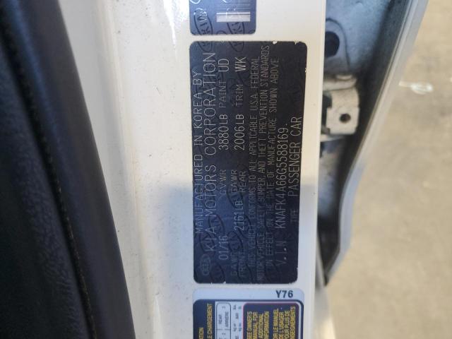 Photo 12 VIN: KNAFK4A66G5588169 - KIA FORTE LX 