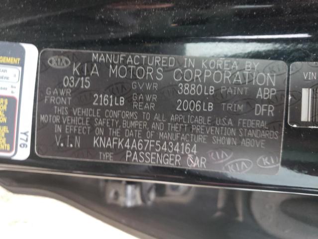 Photo 9 VIN: KNAFK4A67F5434164 - KIA FORTE LX 