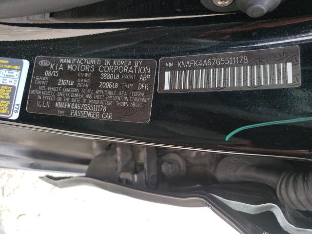 Photo 9 VIN: KNAFK4A67G5511178 - KIA FORTE LX 