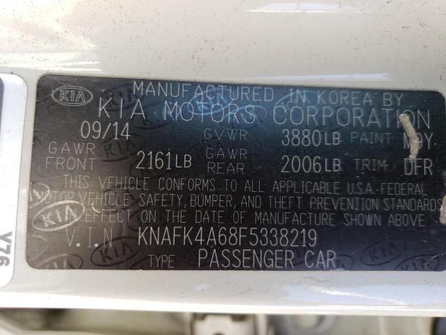 Photo 11 VIN: KNAFK4A68F5338219 - KIA FORTE 