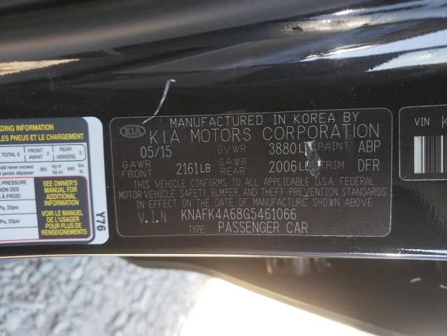 Photo 9 VIN: KNAFK4A68G5461066 - KIA FORTE LX 