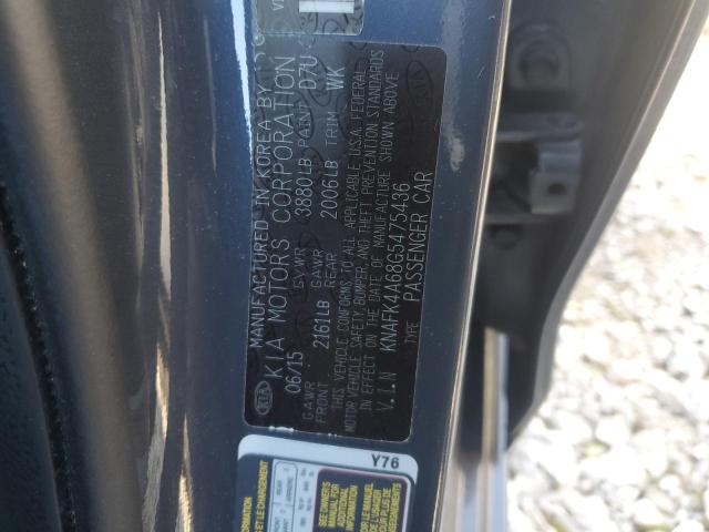 Photo 11 VIN: KNAFK4A68G5475436 - KIA FORTE 