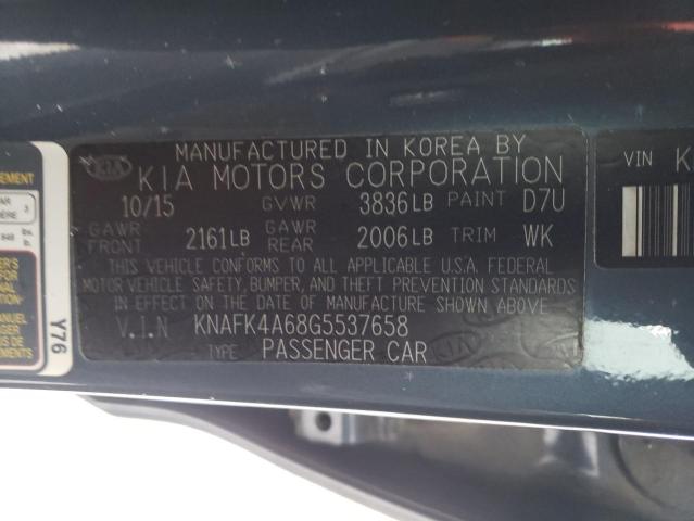 Photo 11 VIN: KNAFK4A68G5537658 - KIA FORTE 