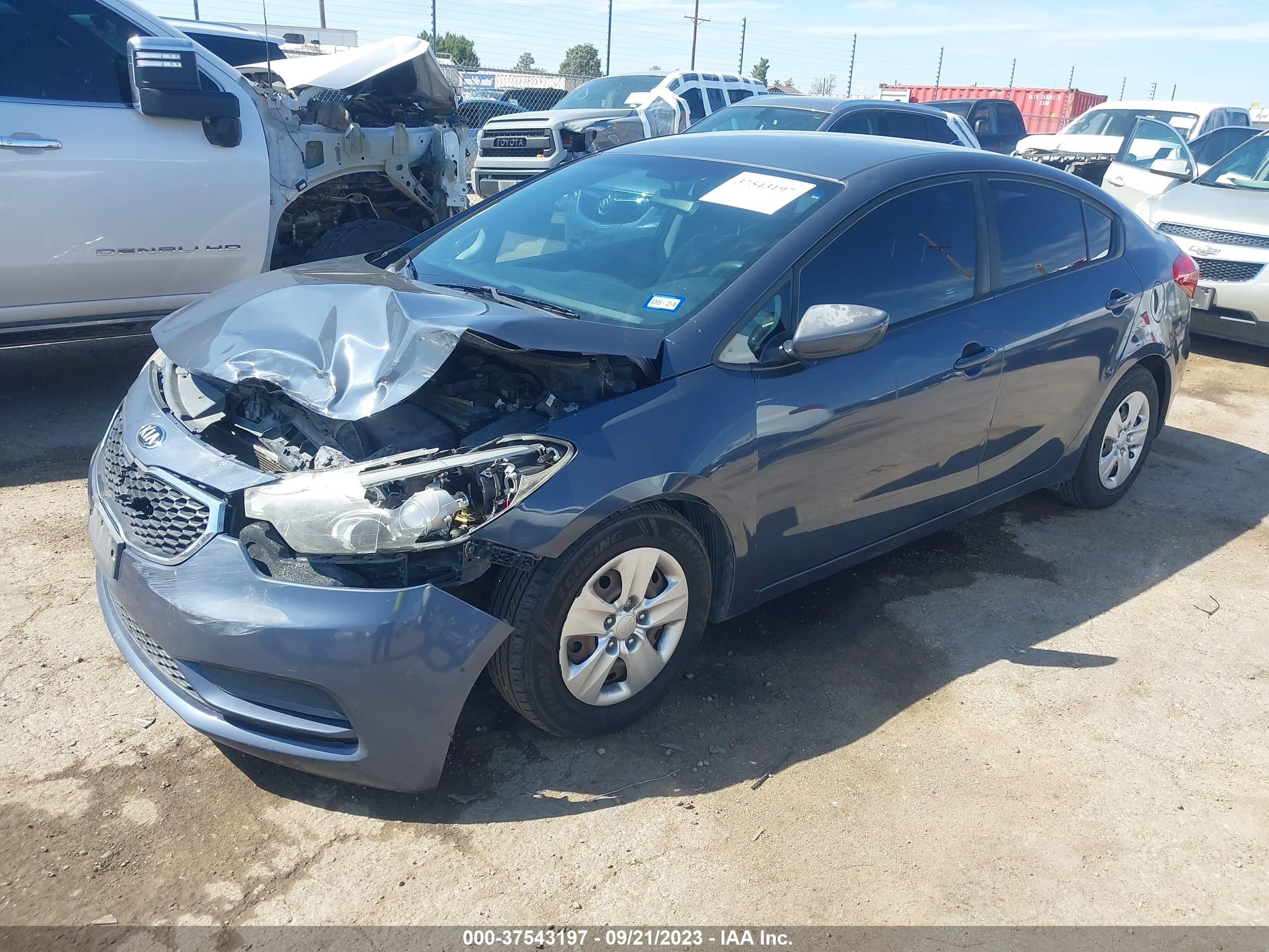 Photo 1 VIN: KNAFK4A68G5583569 - KIA FORTE 