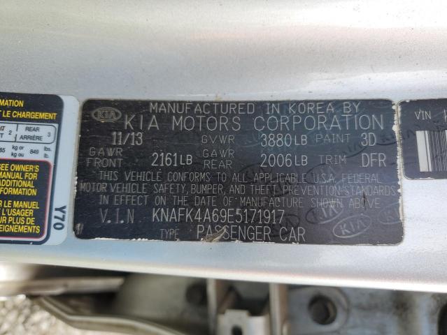 Photo 12 VIN: KNAFK4A69E5171917 - KIA FORTE 