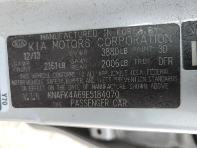 Photo 11 VIN: KNAFK4A69E5184070 - KIA FORTE LX 