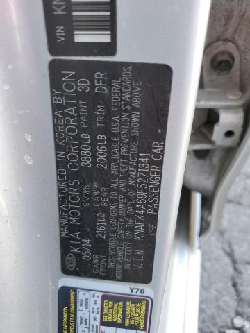 Photo 11 VIN: KNAFK4A69F5271341 - KIA FORTE LX 