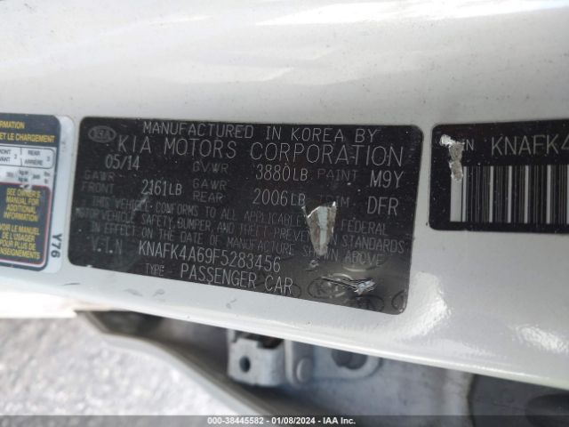 Photo 8 VIN: KNAFK4A69F5283456 - KIA FORTE 