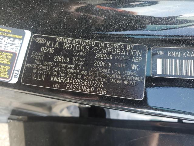 Photo 11 VIN: KNAFK4A69G5607278 - KIA FORTE LX 