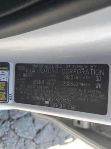 Photo 12 VIN: KNAFK4A6XE5071972 - KIA FORTE LX 