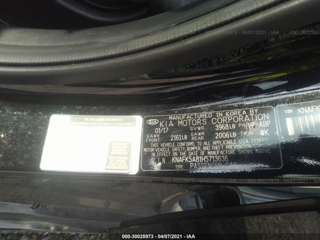 Photo 8 VIN: KNAFK5A81H5713636 - KIA FORTE5 