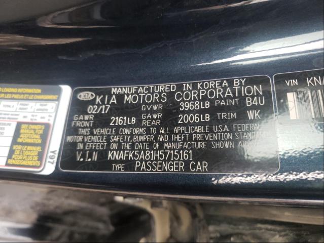 Photo 9 VIN: KNAFK5A81H5715161 - KIA FORTE LX 