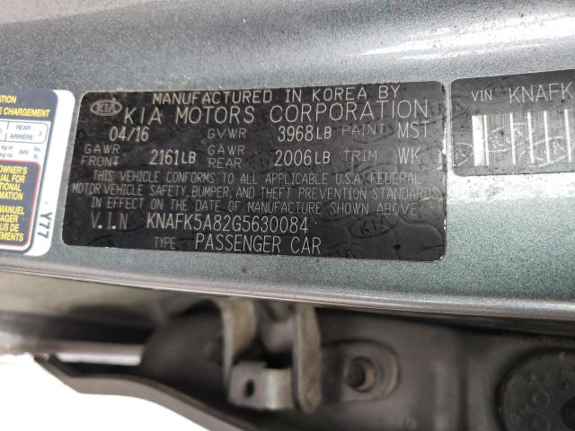 Photo 9 VIN: KNAFK5A82G5630084 - KIA FORTE 