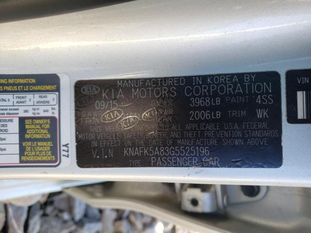 Photo 11 VIN: KNAFK5A83G5525196 - KIA FORTE 