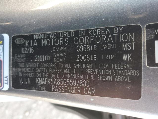 Photo 11 VIN: KNAFK5A85G5597839 - KIA FORTE 