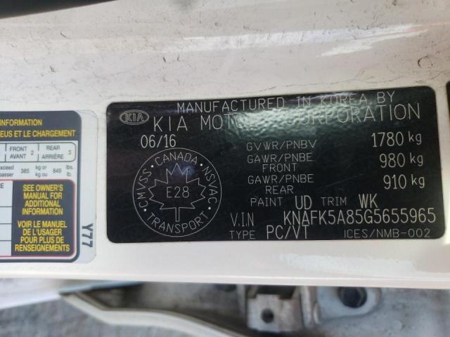 Photo 9 VIN: KNAFK5A85G5655965 - KIA FORTE LX 