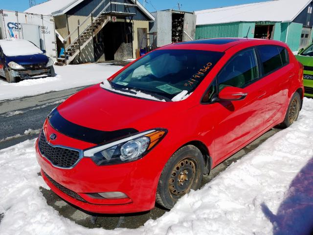 Photo 1 VIN: KNAFK5A86E5209224 - KIA FORTE LX 