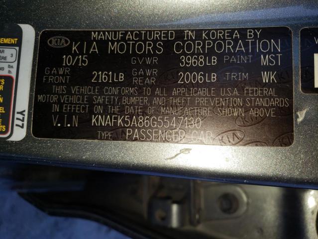 Photo 11 VIN: KNAFK5A86G5547130 - KIA FORTE LX 