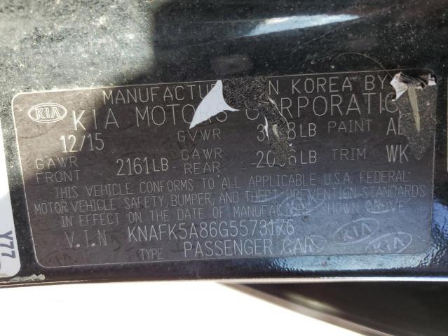 Photo 11 VIN: KNAFK5A86G5573176 - KIA FORTE LX 