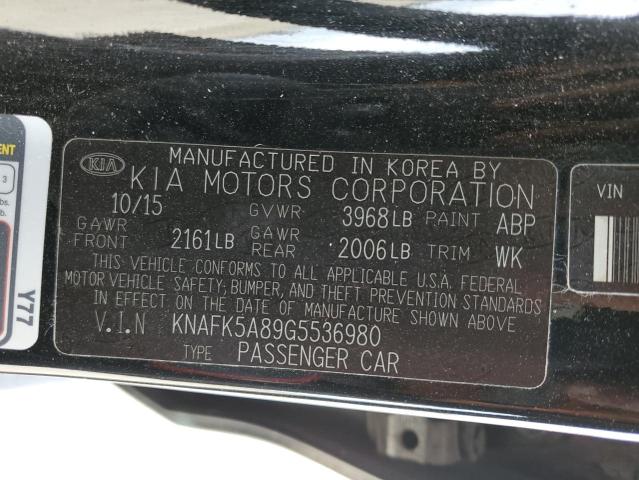 Photo 12 VIN: KNAFK5A89G5536980 - KIA FORTE LX 