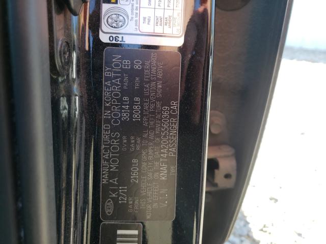 Photo 9 VIN: KNAFT4A20C5560369 - KIA FORTE LX 