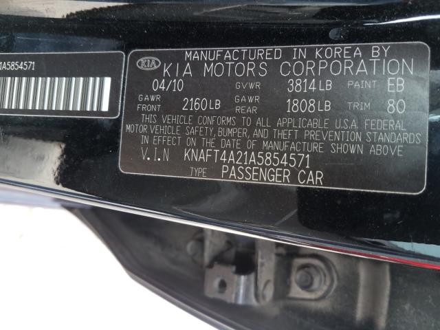 Photo 9 VIN: KNAFT4A21A5854571 - KIA FORTE LX 