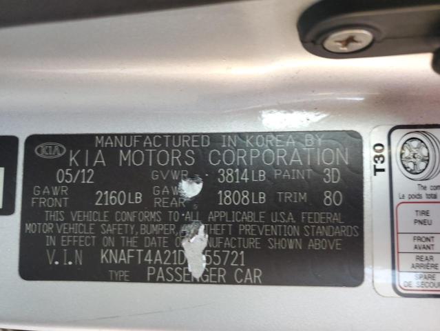 Photo 11 VIN: KNAFT4A21D5655721 - KIA FORTE 