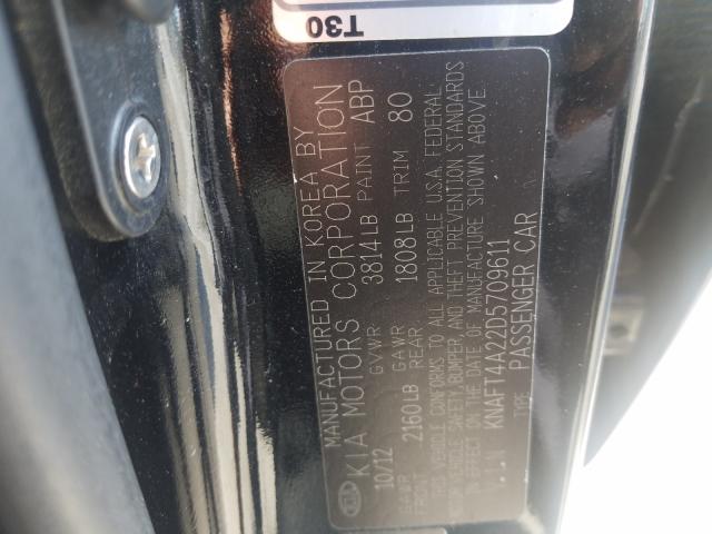 Photo 9 VIN: KNAFT4A22D5709611 - KIA FORTE LX 