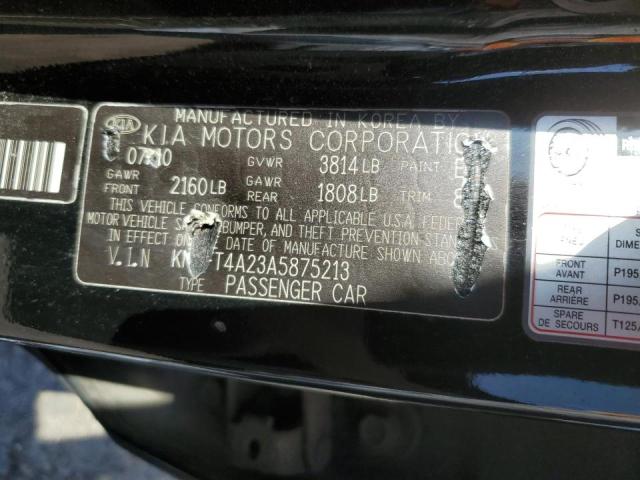 Photo 9 VIN: KNAFT4A23A5875213 - KIA FORTE LX 