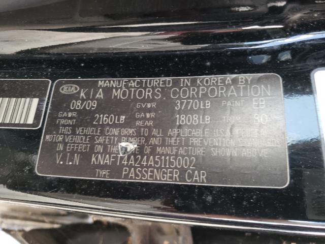 Photo 9 VIN: KNAFT4A24A5115002 - KIA FORTE LX 