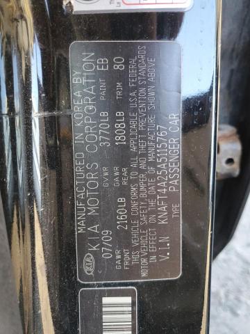 Photo 11 VIN: KNAFT4A25A5115767 - KIA FORTE 