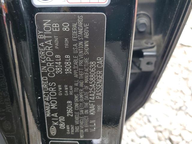 Photo 11 VIN: KNAFT4A25A5880638 - KIA FORTE LX 