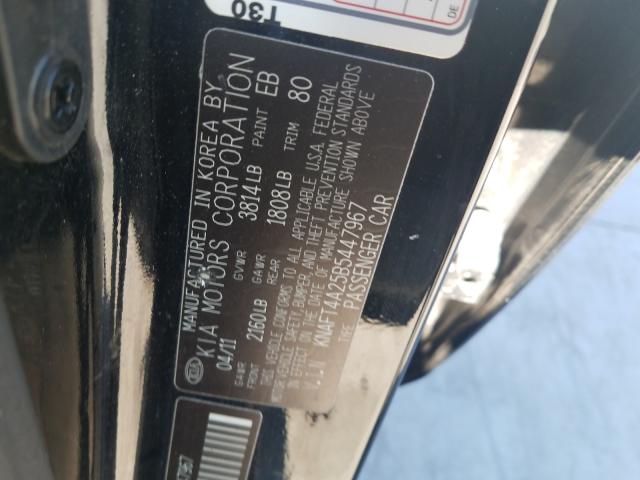 Photo 9 VIN: KNAFT4A25B5447967 - KIA FORTE LX 