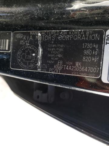 Photo 9 VIN: KNAFT4A25D5647007 - KIA FORTE LX 