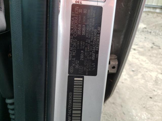 Photo 11 VIN: KNAFT4A27D5661409 - KIA FORTE LX 